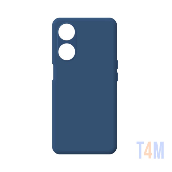 Silicone Case with Camera Shield for Oppo A58 5G/A78 5G Dark Blue